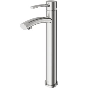 VIGO Milo 13-in Brushed Nickel Single Handle Single Hole Bathroom Vessel Faucet