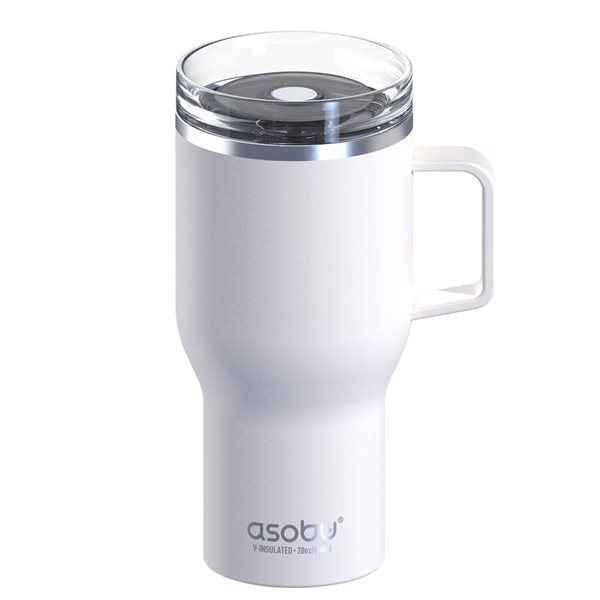 Asobu 360 White 28-fl oz Stainless Steel Mug