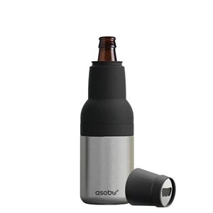 Asobu Frosty Beer 12-fl oz Silver Insulated Beer Cooler