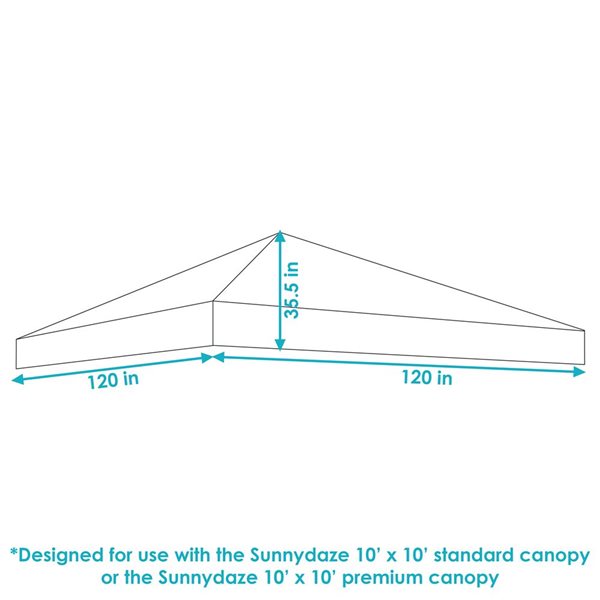 Sunnydaze Decor 10 x 10-ft Red Standard Pop-Up Canopy Shade