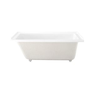 Swiss Madison Lausanne 66 W x 32-in L Glossy White Acrylic Alcove Right Drain Bathtub