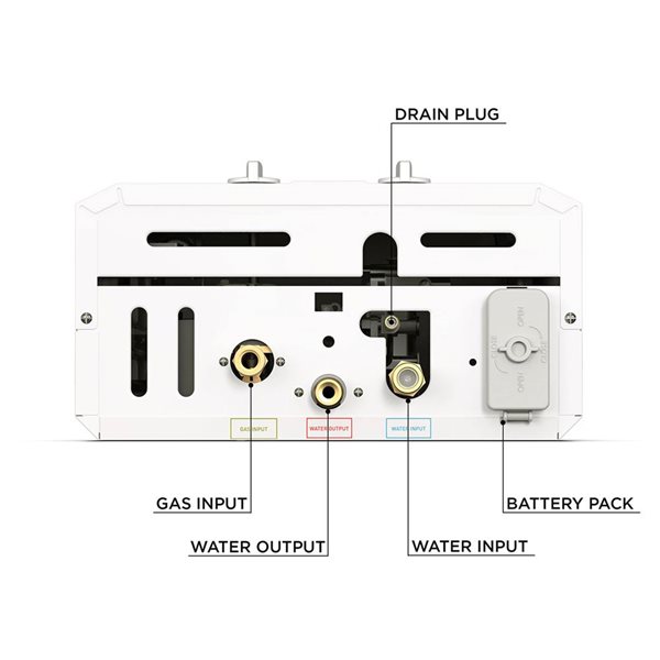 Eccotemp L10 3-gal/min 75,000 BTU Portable Outdoor Tankless Water Heater w/ Shower Set