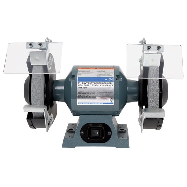 JET Heavy Duty 6-in 1/3 HP Bench Grinder