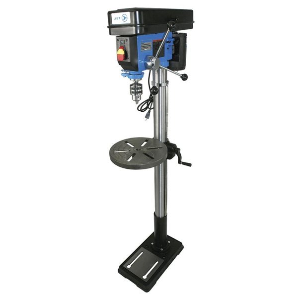JET 13-1/2-in 3/4 HP 12 Speed Floor Drill Press
