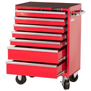 Coffre à roulettes JET Série Pro 27 x 18 po à 7 tiroirs