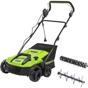 Greenworks 13 A 14-in Dethatcher and Scarifier