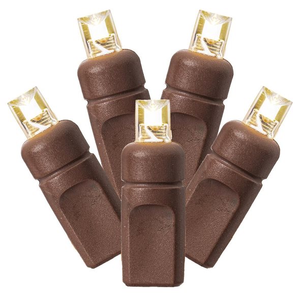 Vickerman 50-ft 100 Warm White Single Mould Wide Angle LED Christmas Light Set