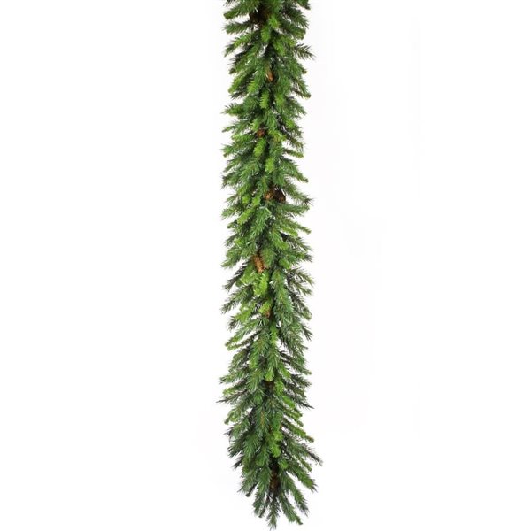 Vickerman 9-ft x 14-in Cheyenne Artificial Christmas Garland - Unlit