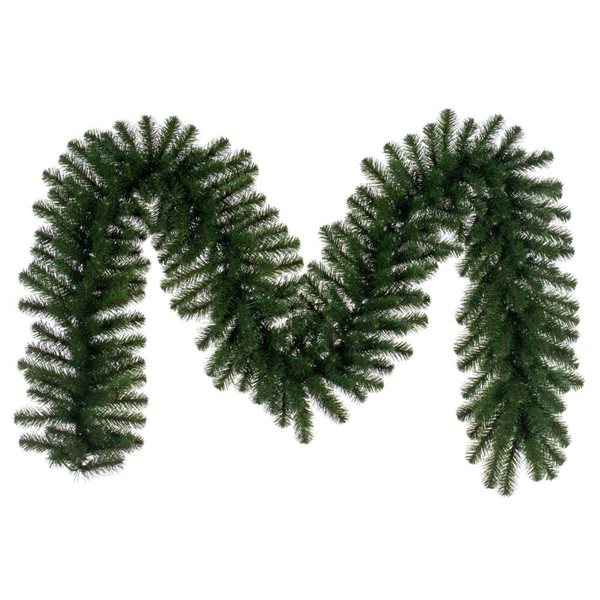 Vickerman 9-ft x 14-in Deluxe Sequoia Pine Unlit Christmas Garland w/ 280 PVC Tips