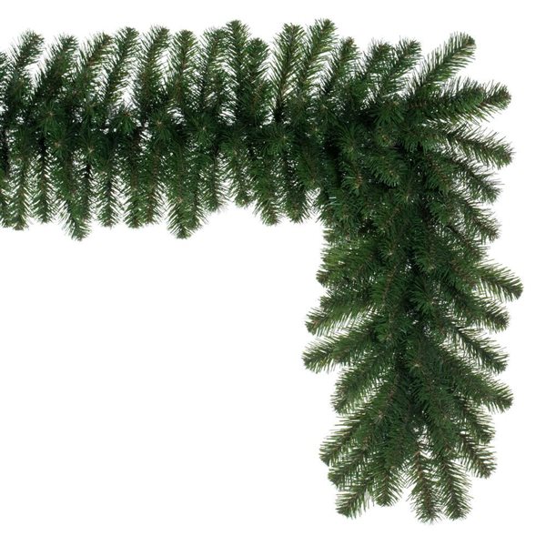 Vickerman 9-ft x 14-in Deluxe Sequoia Pine Unlit Christmas Garland w/ 280 PVC Tips