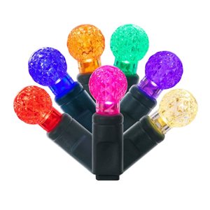 Vickerman 34-ft 100 Multicoloured G12 Berry LED Single Mould Christmas Light Set