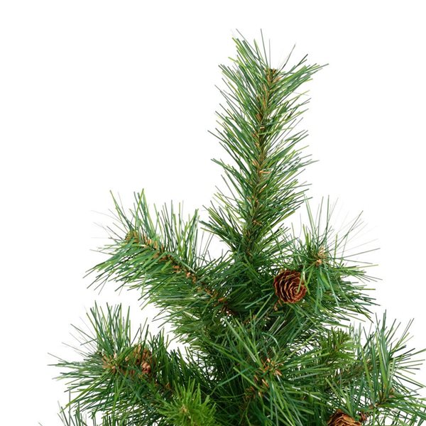 Vickerman 3-ft Cheyenne Pine Full Artificial Christmas Tree with 115 PVC Tips - Unlit