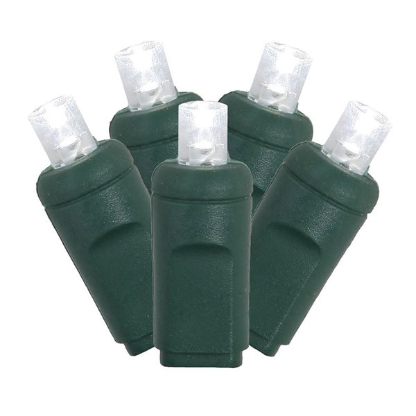 Vickerman 2 H x 8-ft L 150 Warm White Wide Angle LED Christmas Net Light Set