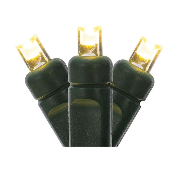 Vickerman 35-ft 70 Warm White Single Mould Wide Angle LED Christmas Light Set