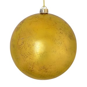 Vickerman 8-in Gold Foil Ornament - 2/Pk