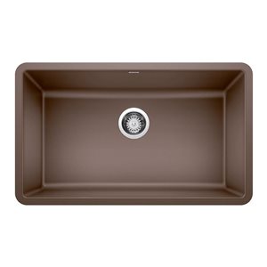 BLANCO Precis SILGRANIT Café 30-in Single Bowl Undermount Kitchen Sink