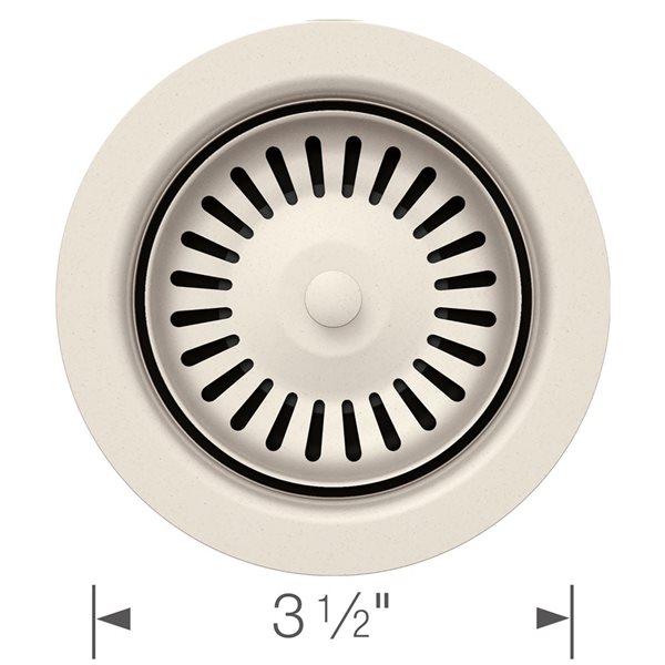 BLANCO Soft White Color-Coordinated Metal Basket Strainer