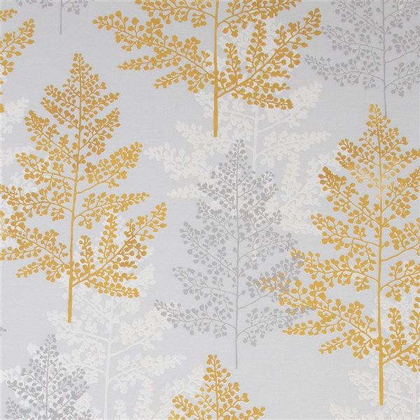 Superfresco Easy Autumn Yellow/Grey Removable Wallpaper - 56-ft²/Per Roll