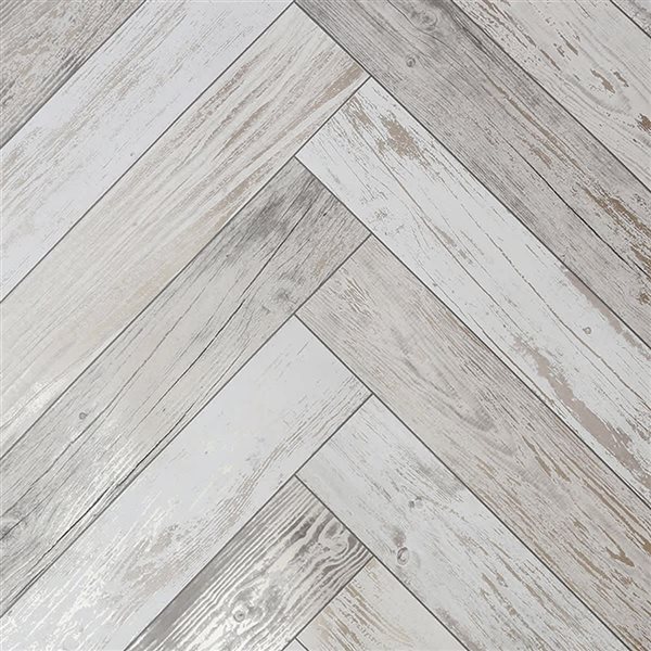 Boutique Rustic Parquet Natural and Gold 56-ft² Unpasted Wallpaper