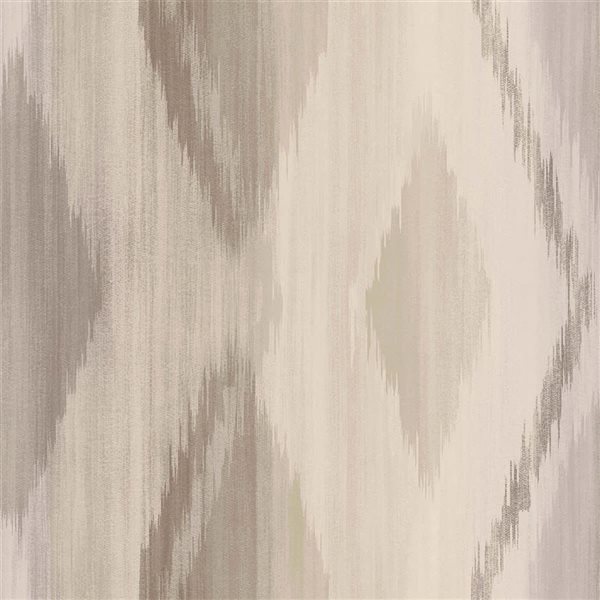 Next 20.5-in W Beige/Brown Abstract Ikat Unpasted Wallpaper - 56-ft²