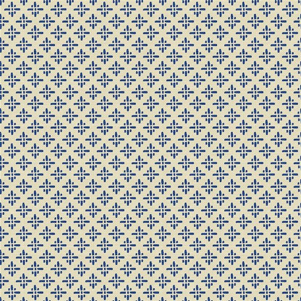 Joules 20.5-in W Coast Blue/Cream Beckett Star Unpasted Wallpaper - 56-ft²