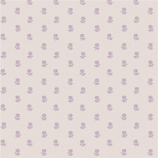 Papier peint Daisy Lavender Laura Ashley mauve 56-pi² non encollé