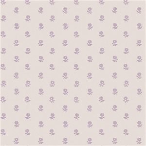 Laura Ashley Daisy Lavender Purple 56-ft² Unpasted Wallpaper