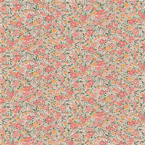 Joules Loveston Coral Pink 56-ft² Unpasted Wallpaper