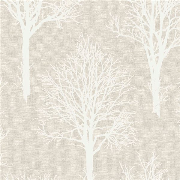 Boutique Landscape Taupe Unpasted Wallpaper - 56-ft²/Per Roll