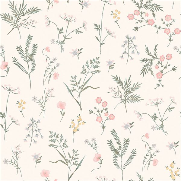 Laura Ashley 20.5-in W Coral Pink Crosswell Unpasted Wallpaper - 56-ft²