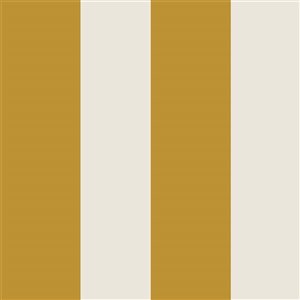 Joules 20.5-in W Antique Gold Harborough Stripe Unpasted Wallpaper - 56-ft²