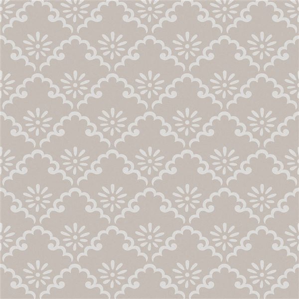 Laura Ashley 20.5-in W Dove Grey Coralie Unpasted Wallpaper - 56-ft²