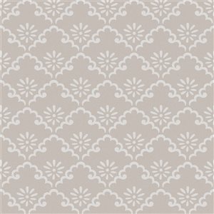 Laura Ashley 20.5-in W Dove Grey Coralie Unpasted Wallpaper - 56-ft²