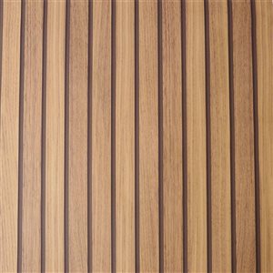 Fresco Wooden Slats Natural 56-ft² Unpasted Wallpaper