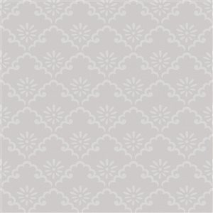 Laura Ashley 20.5-in W Sugared Grey Coralie Unpasted Wallpaper - 56-ft²