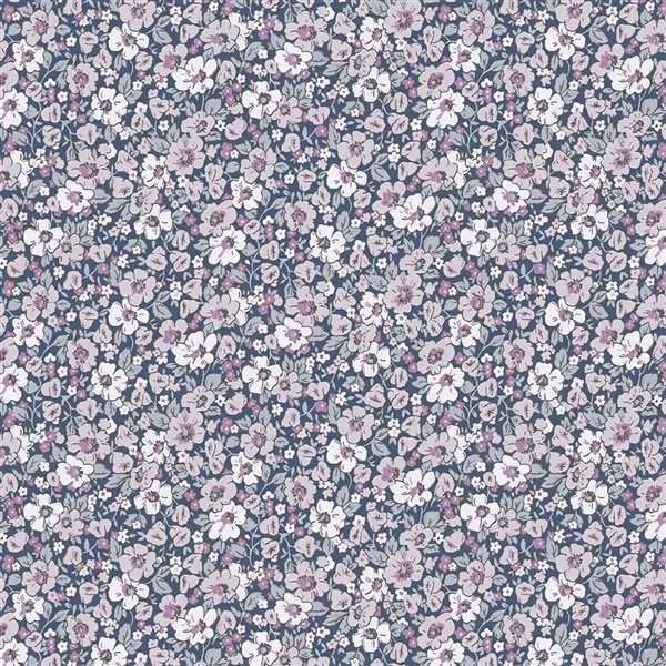 Papier peint Libby Laura Ashley violet 56-pi² non encollé