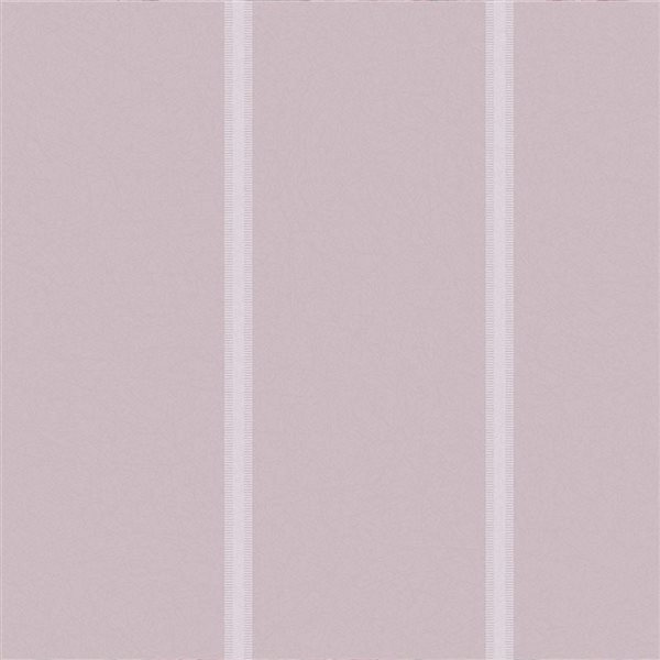 Laura Ashley 20.5-in W Pale Amethyst Saltram Stripe Unpasted Wallpaper - 56-ft²