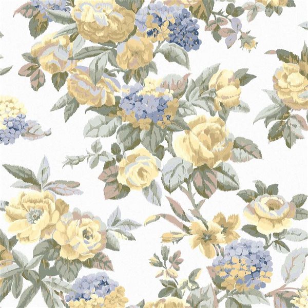 Laura Ashley 20.5-in W Pale Gold Pembrey Unpasted Wallpaper - 56-ft²