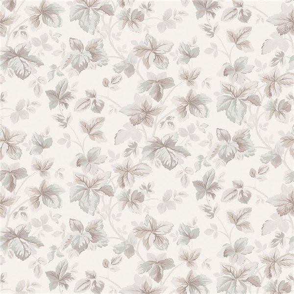 Laura Ashley 20.5-in W Natural Autumn Leaves Unpasted Wallpaper - 56-ft²