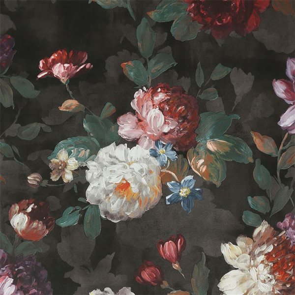 Superfresco Easy Isabelle Black Removable Wallpaper - 56-ft²/Per Roll