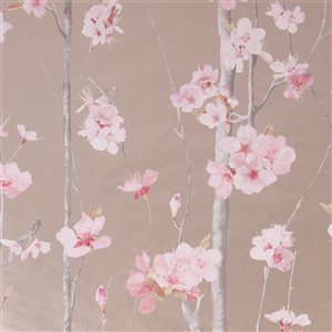 Boutique Hanami Pink Removable Wallpaper - 56-ft²/Per Roll