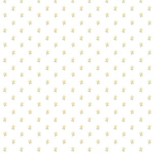 Laura Ashley Wood Violet Ochre Yellow 56-ft² Unpasted Wallpaper