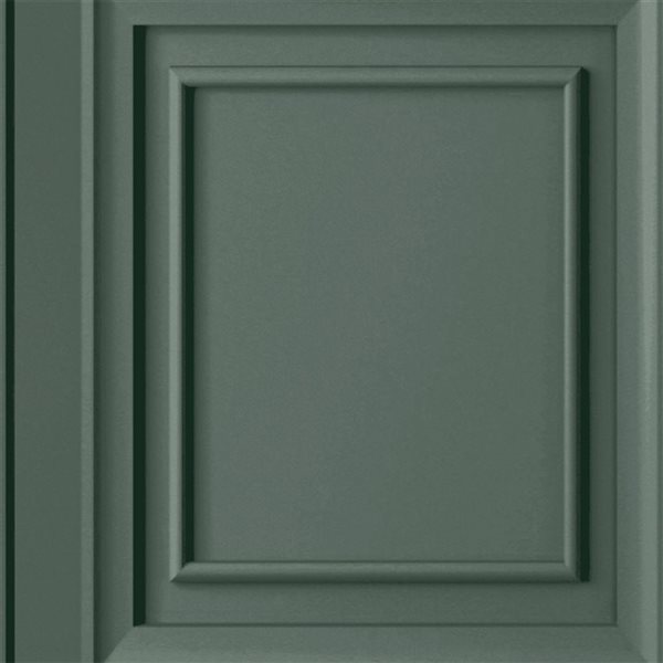 Laura Ashley Redbrook Wood Panel Fern Green 56-ft² Unpasted Wallpaper