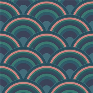 Envy Curve Surf 56-ft² Removable Unpasted Wallpaper