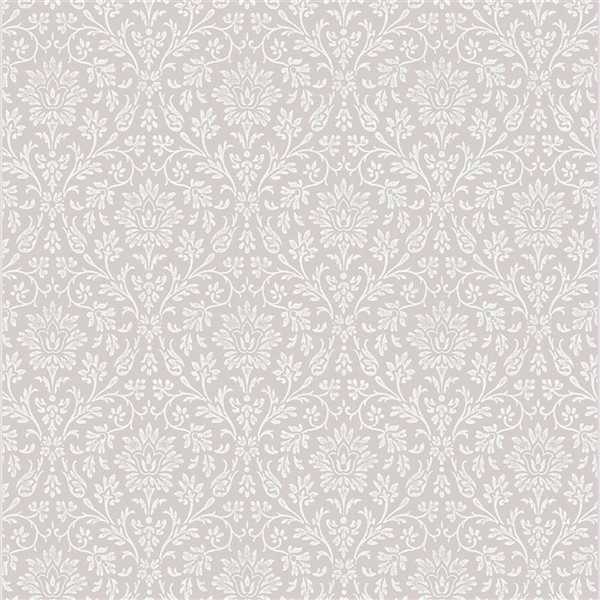 Laura Ashley Annecy Dove Grey 56-ft² Unpasted Wallpaper