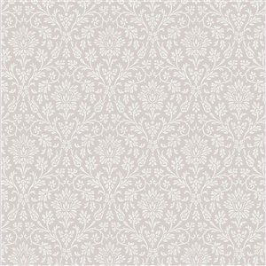 Laura Ashley Annecy Dove Grey 56-ft² Unpasted Wallpaper