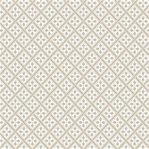 Laura Ashley Mr Jones Beige 56-ft² Unpasted Wallpaper