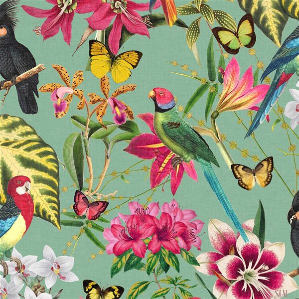 Envy 20.5-in W Multicolour Paradiso Unpasted Wallpaper - 56-ft²