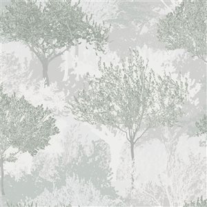 Superfresco Birch Sage 56-ft² Unpasted Wallpaper