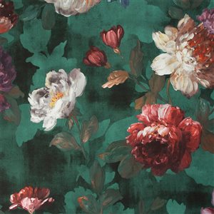 Superfresco Easy Isabelle Teal Removable Wallpaper - 56-ft²/Per Roll